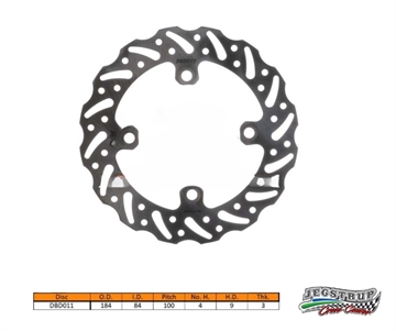 Bremseskive bag Delta Braking Kawasaki KX 85 årg. 01 - 23 